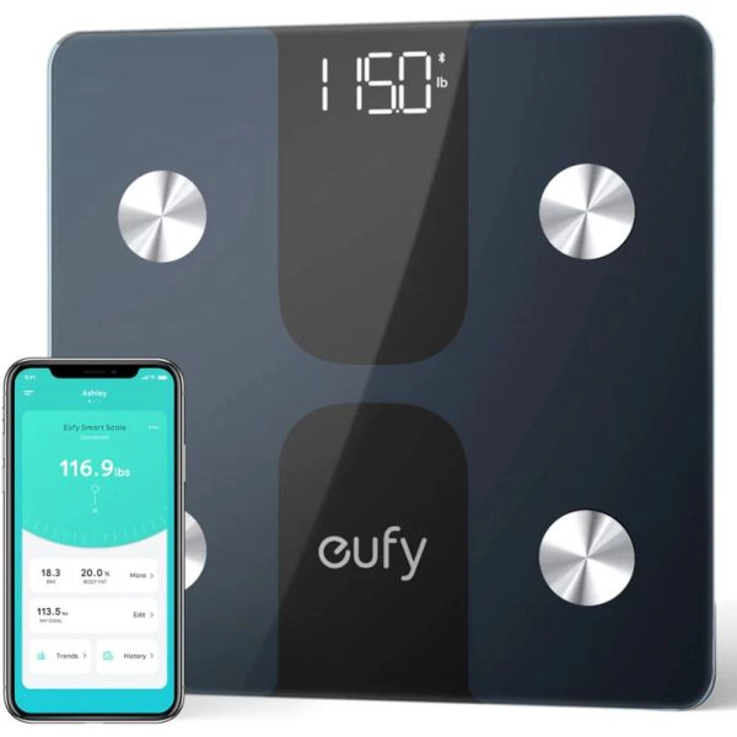 Eufy Clean Smart Scale C1 - 12 Health Metrics 16 Users
