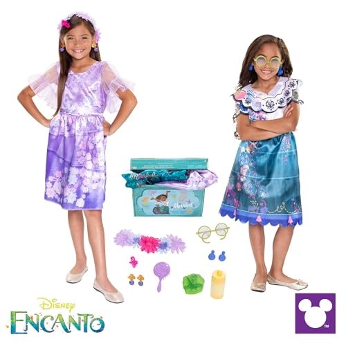 Mirabel and Isabela Dress Up Trunk - Fits girls sizes 4-6x 11 Pieces Ages 3+
