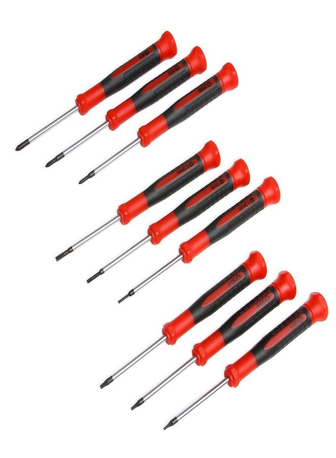 EFFICERE Precision Screwdriver Phillips Slotted Torx Screwdriver Set (9 Pcs)
