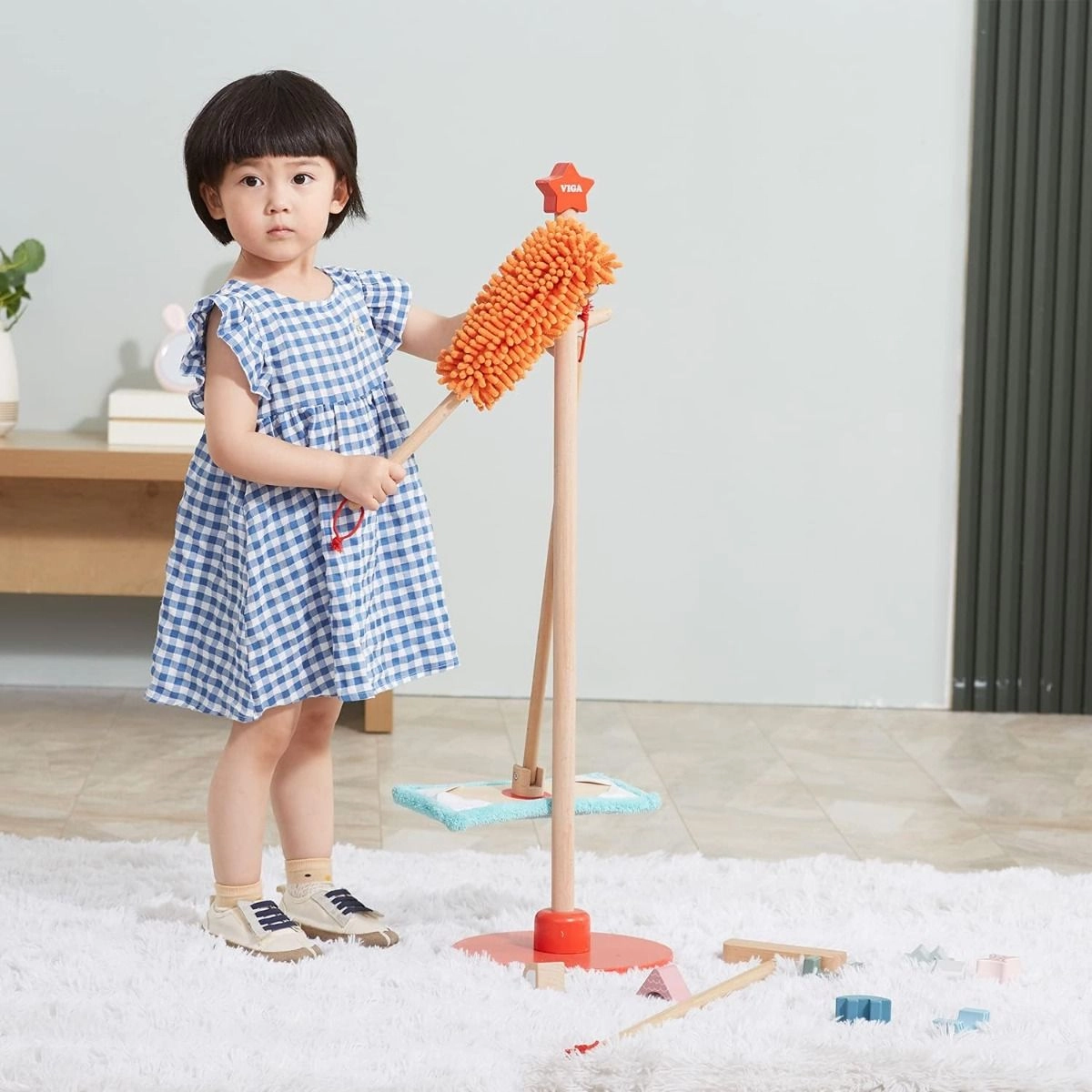 Cleaning Tool Set - Wooden (SW-44567)