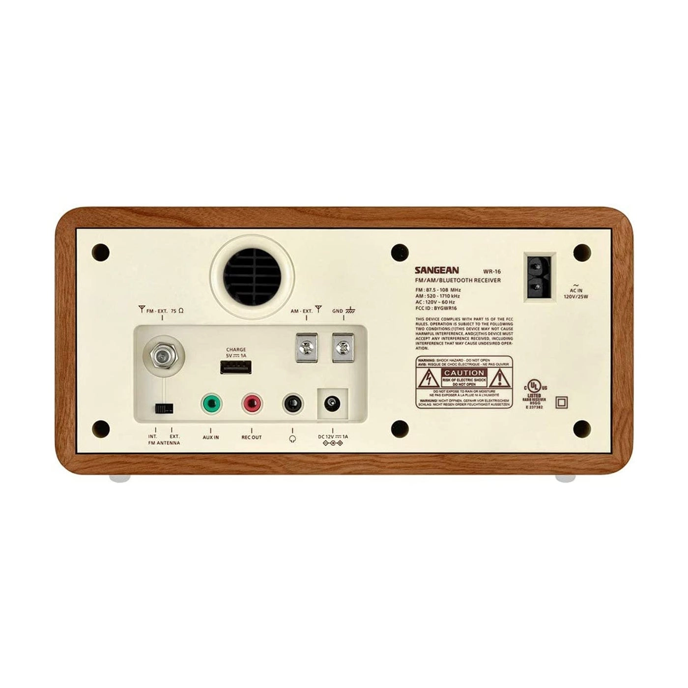 WR-16 - AM/FM Bluetooth Wooden Cabinet