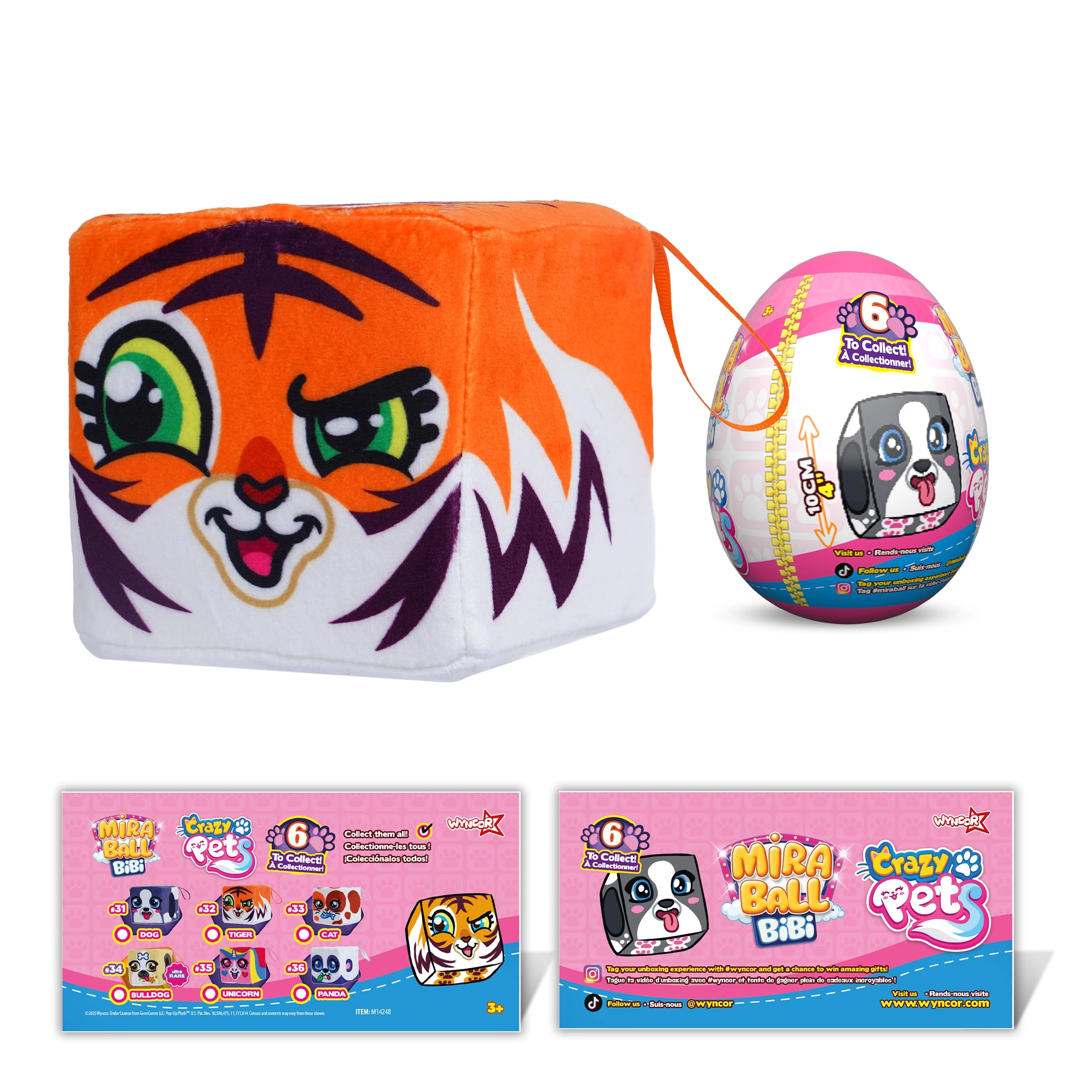 Wyncor Crazy Pets Bibi 9.5 cm Plush