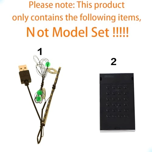 LED Light Kit for LEGO Lucky Bamboo Building Blocks 10344 - Plastic 1 4.5-5V