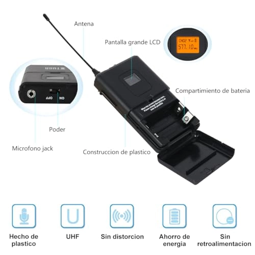 A400 - 4 Bodypack-mics UHF