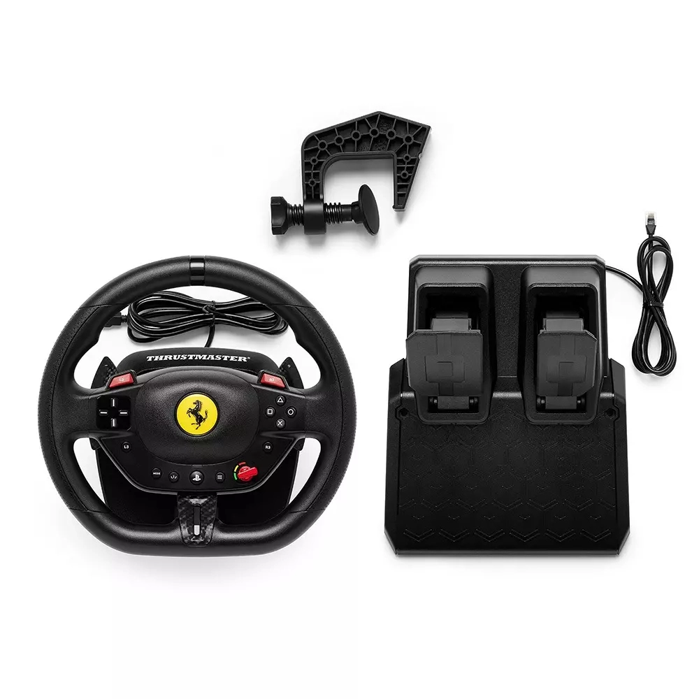 T98 Ferrari 296 GTB Racing Wheel & Pedal Set - black PC PS4 PS5