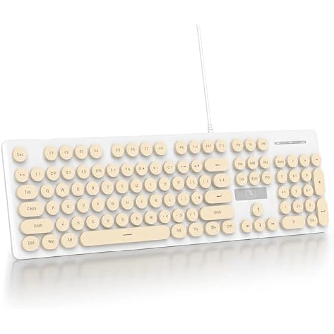 rayihni RETRO TYPEWRITER COFFEE KEYBOARD - WIRED