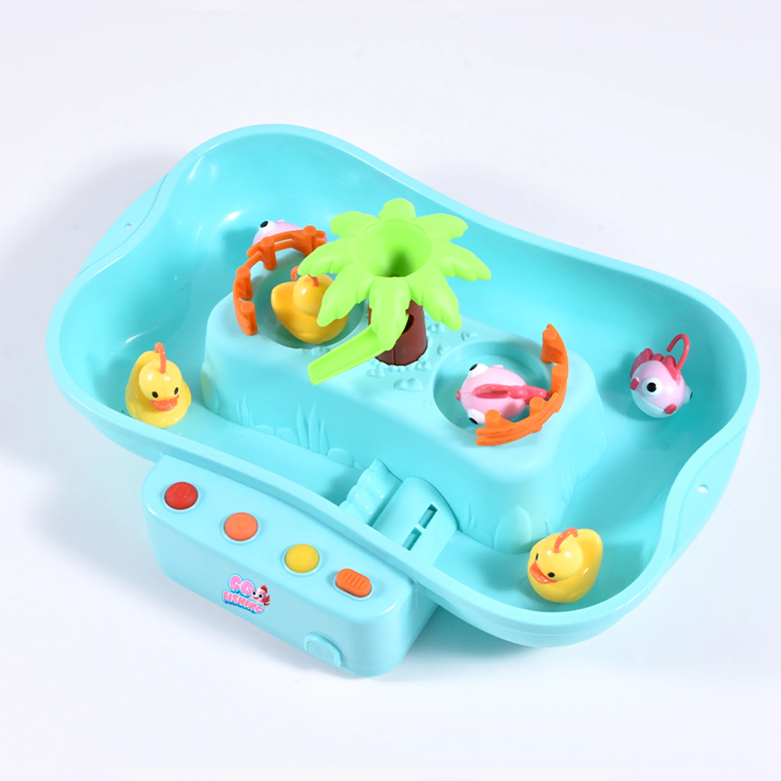 Water Circulating Fishing Game - 20 pieces 6 music options