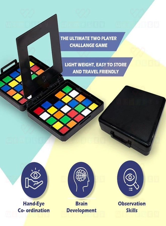 Color Tiles Cube Puzzle