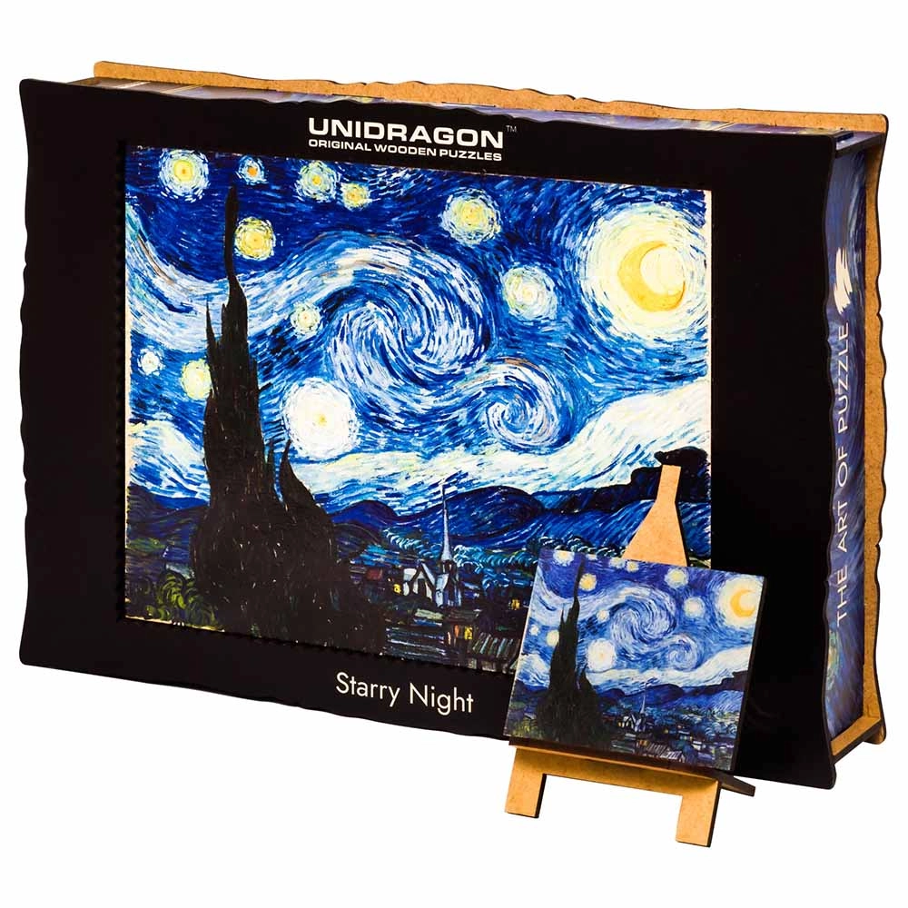 The Starry Night Wooden Puzzle (4107390-Art_Starry_Night) - 1000 pcs