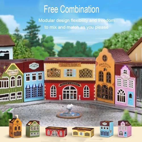 Miniature Wooden Dollhouse Furniture Kit - Creative Room 1:24