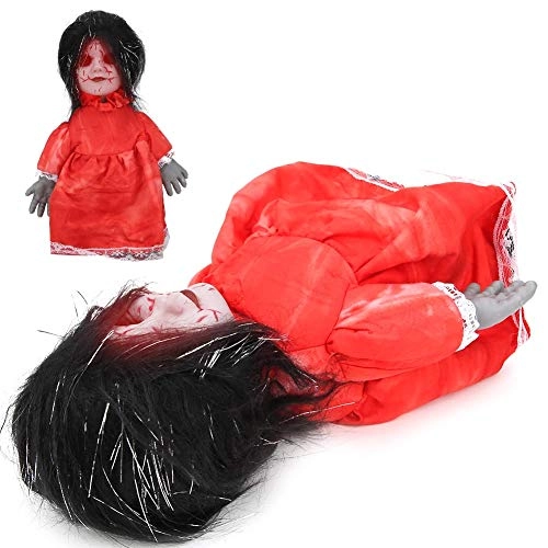 Scary Walking Doll - Battery Operated Voice Control Black Hair