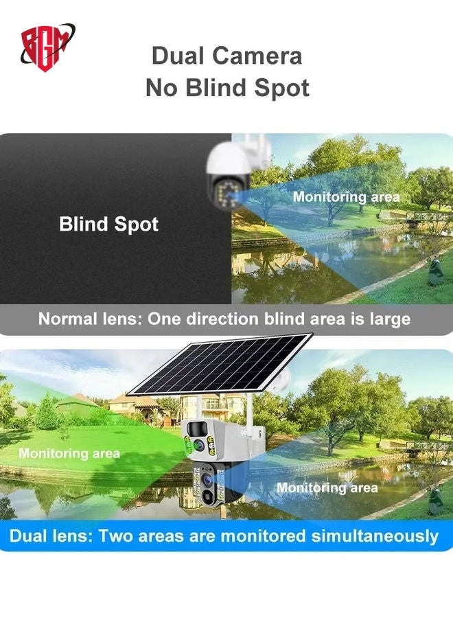 Smart Solar Security Camera 8MP