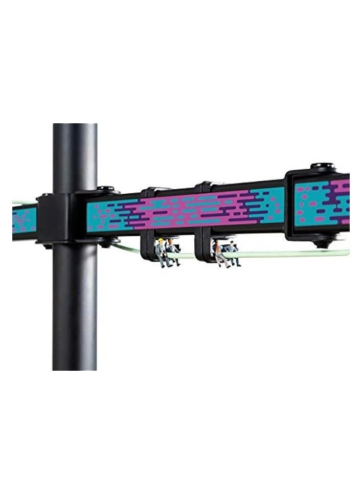 Dual LCD Monitor Desk Mount Stand - 2 27in