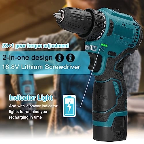 Cordless Driver Drill - 1300mAh