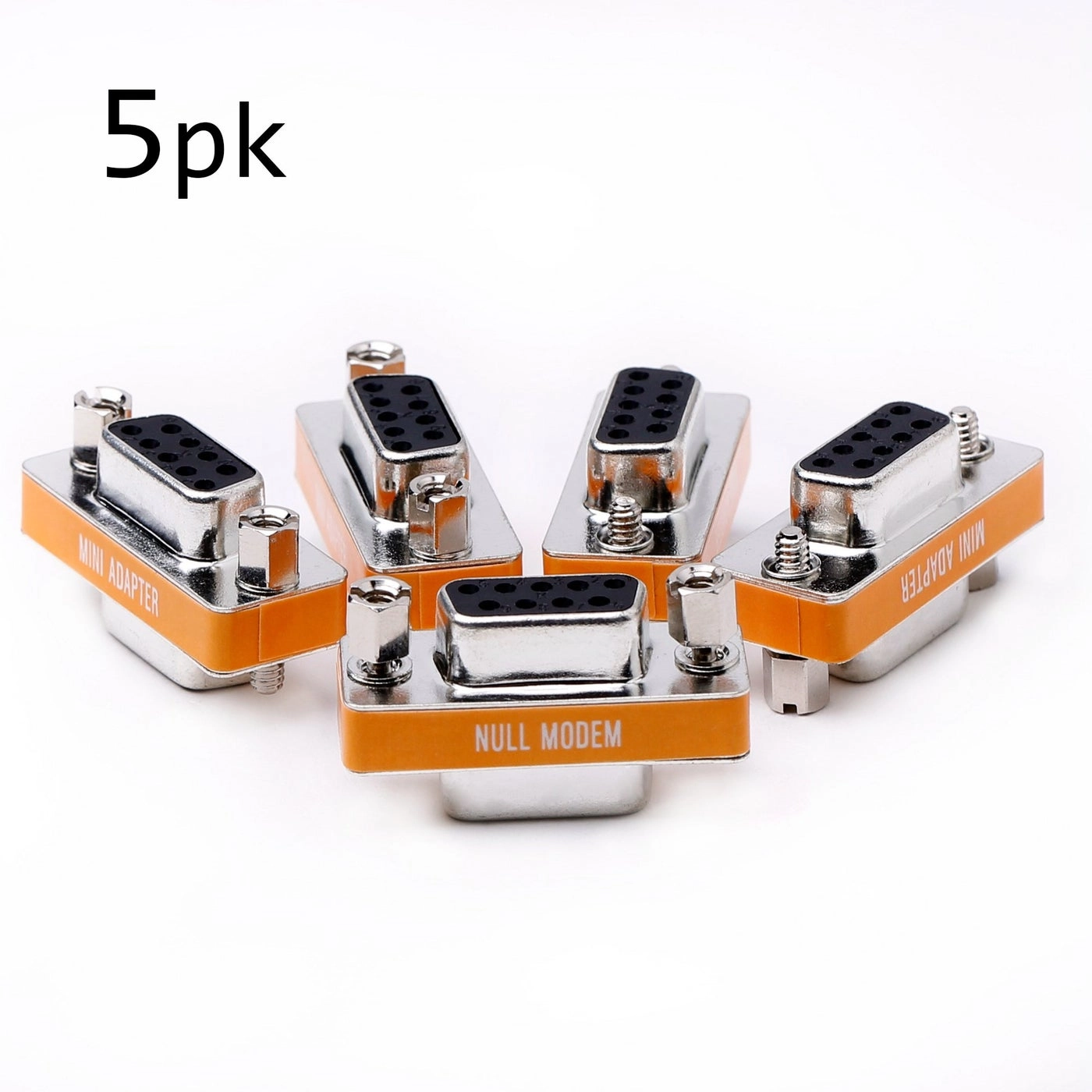 DB9 Null Modem - Female to Female Serial Port Pack