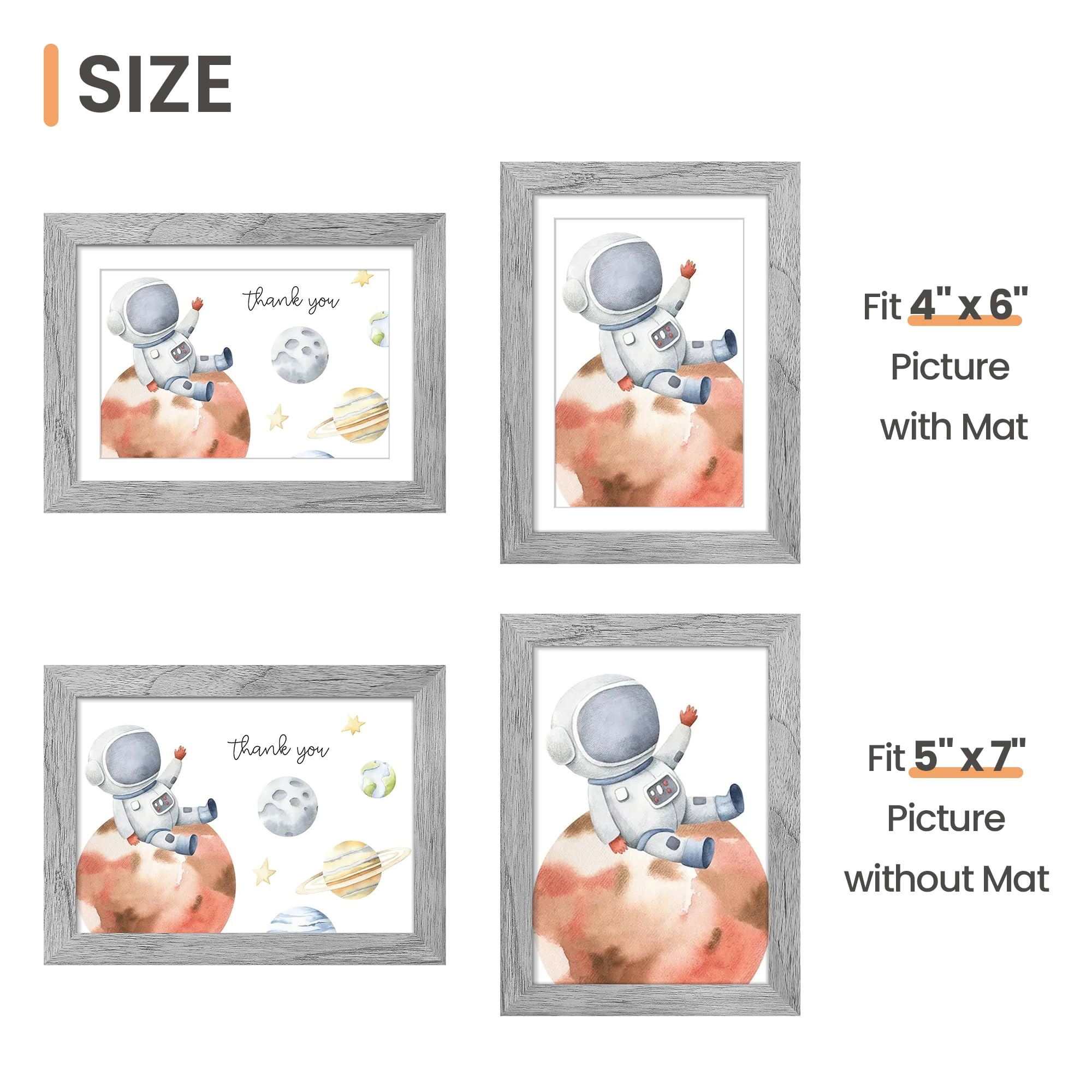 7x5 photo frames - 12.7x17.78cm