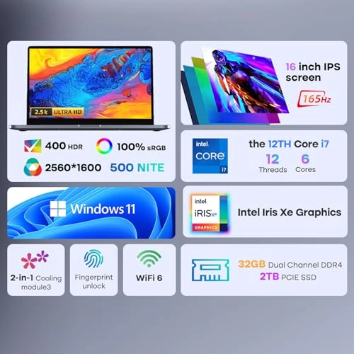 CP5050 - 16'' i7-1260P 32GB DDR4 2TB SSD