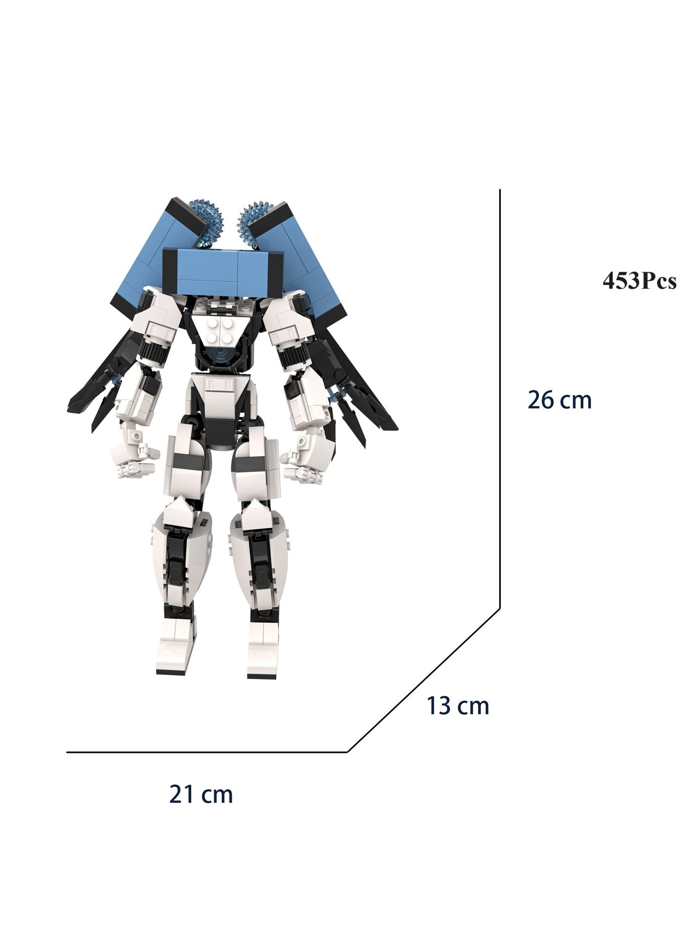 Skibidi Toilet Man Toy - Robots 453pcs