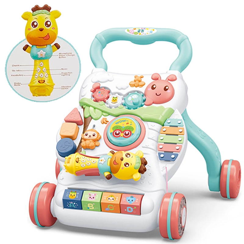 Baby Musical Activity Walker - 2-in-1 Music Lights