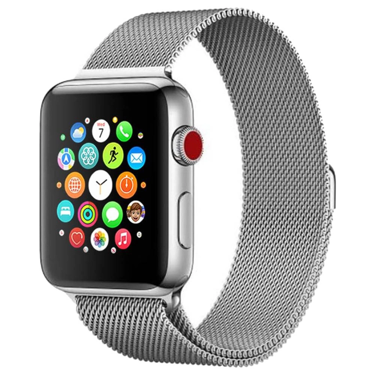 Milanese Loop Watch Band for Apple Watch - 38/40/41mm + Woven Loop Watch Band for Apple Watch - 38/40/41mm