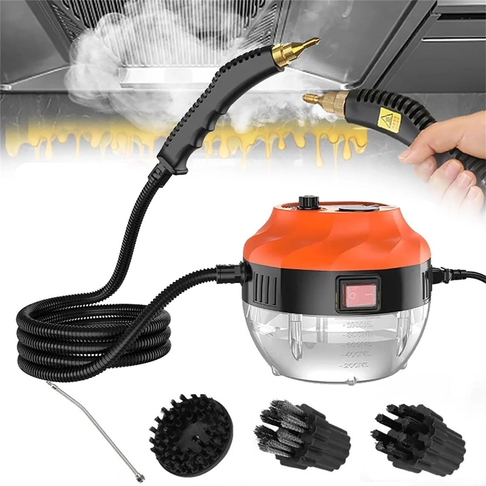 Handheld High Pressure Steam Cleaner - 3 bar 1000ml