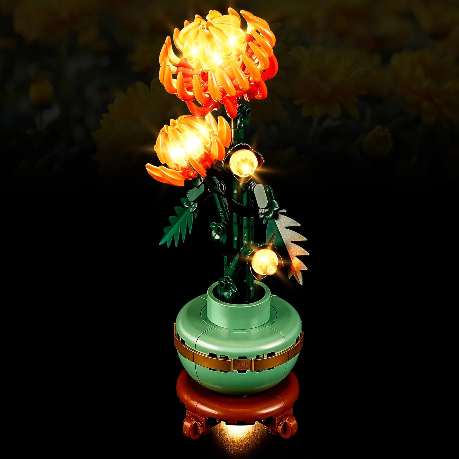 BOOZUU Light Kit for LEGO 10368 Chrysanthemum - Plastic 1