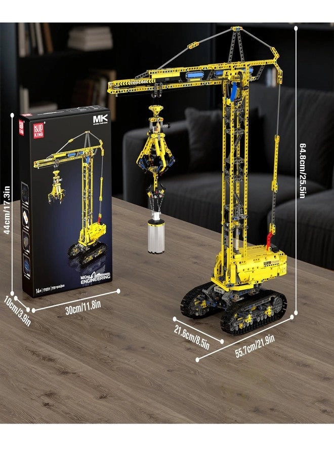 Technik Crawler Crane (17059) - APP Remote Control MOC Mobile Construction Model