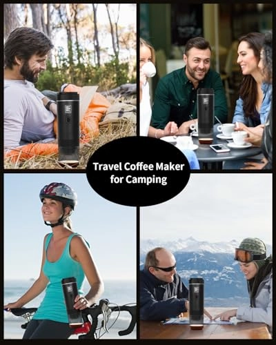 Portable Electric Espresso Machine - 60 Milliliters Ground Coffee & NS Capsules