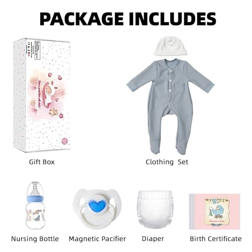 Reborn Baby Doll - 18 Inch Vinyl Boy Ages 3+