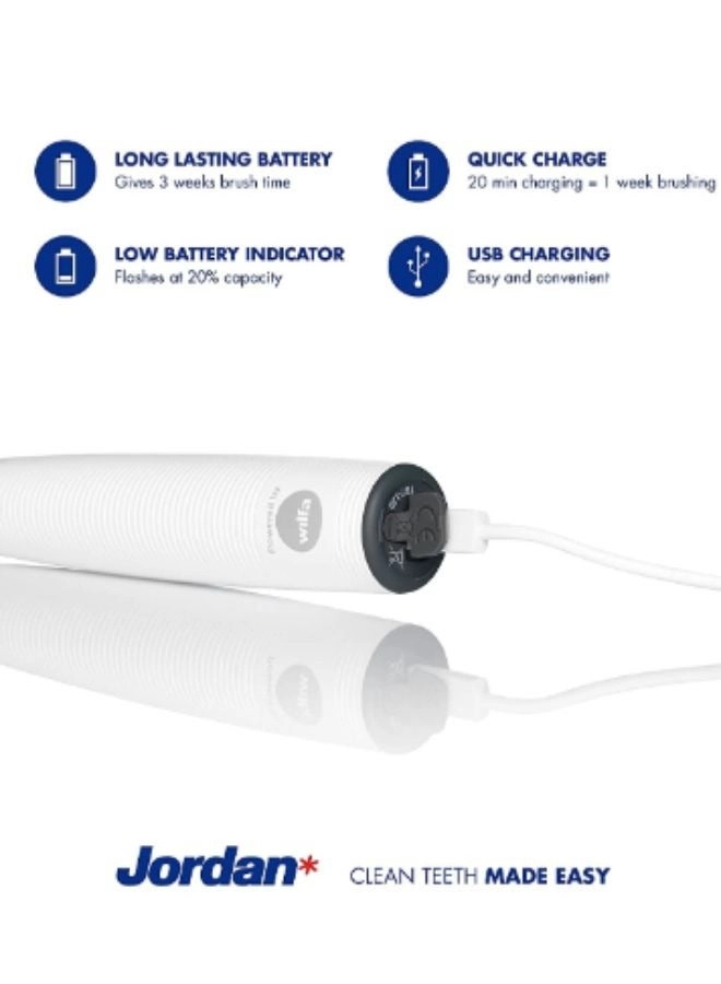 Clean Smile - Electric 2-speed USB-charging Pink