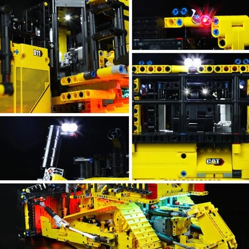 Lighting Kit for LEGO Cat D11 Bulldozer Model 42131