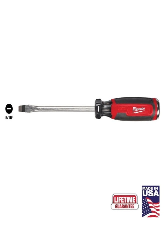 Demolition Flat Head Slotted Screwdriver 5/16 in. x 6 in.