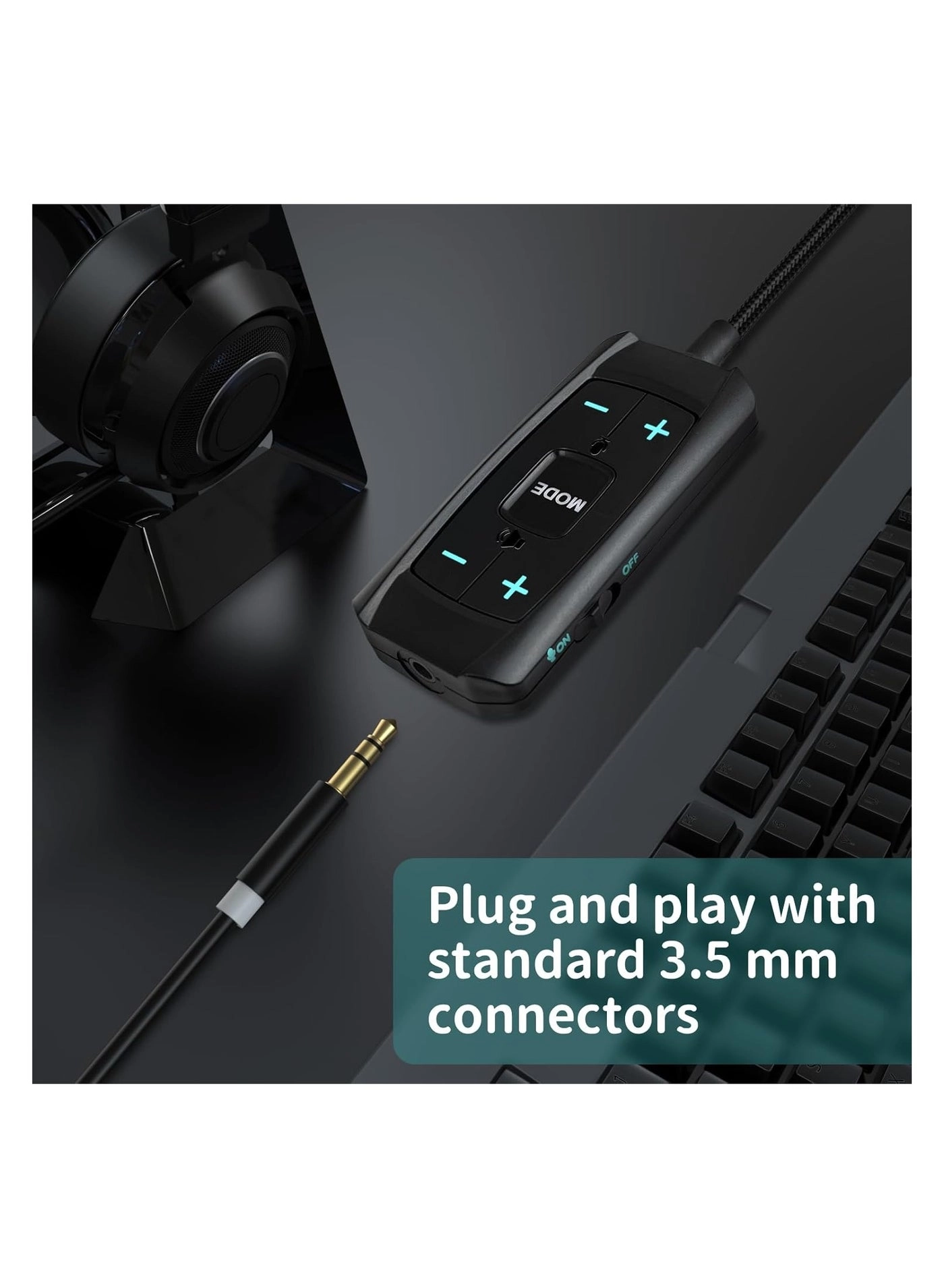 USB Sound Card - Virtual 7.1 Headset Adapter