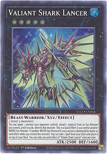 Yugioh Singles Anime Valiant Shark Lancer ETCO-EN044