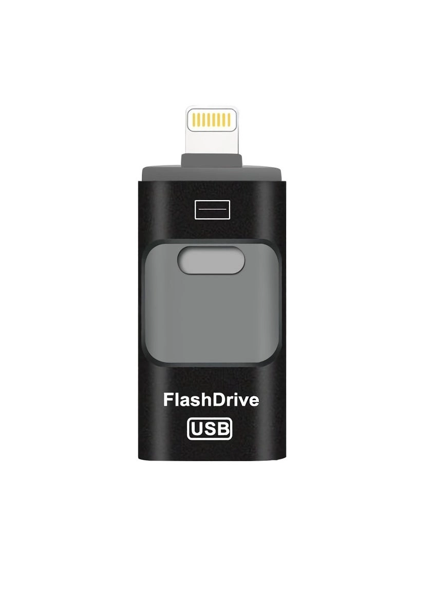 USB Flash Drive - Type-C Interface + apple Head + USB 256GB