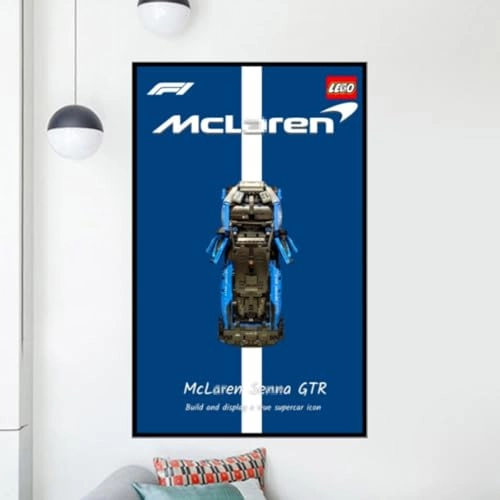 Figures Display Wall Mount - 50x80x4cm Acrylic