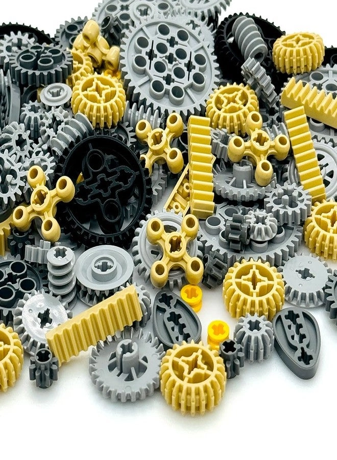 Technical Parts Wheels Gears - Building Blocks Accessories
