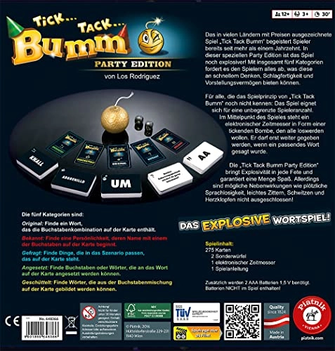 Pass the Bomb - English, German 12 - 18 years