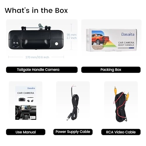 Tailgate Handle Reverse Camera - RCA 1080P