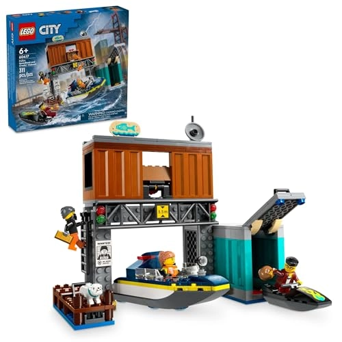 City Police Speedboat and Crooks' Hideout (60417)