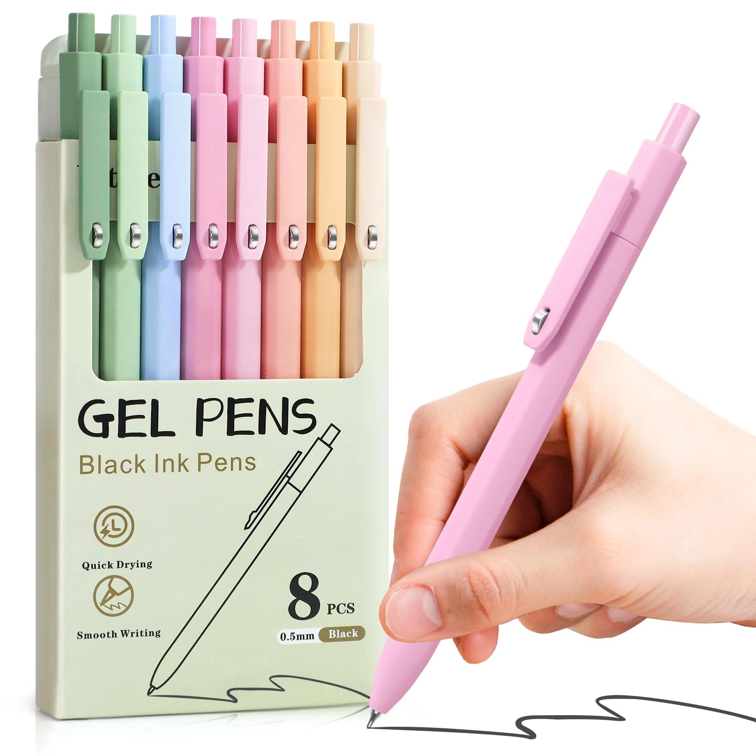 Aesthetic Pens - 8 Pcs 0.5mm