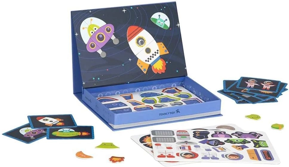 Wooden Montessori Magnetic Box - 72 pieces