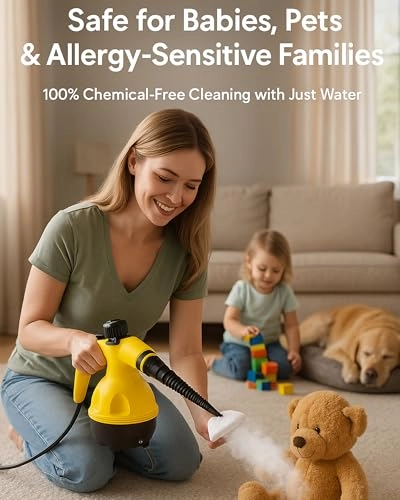 Handheld Steam Cleaner - 1500W 10 Accessories