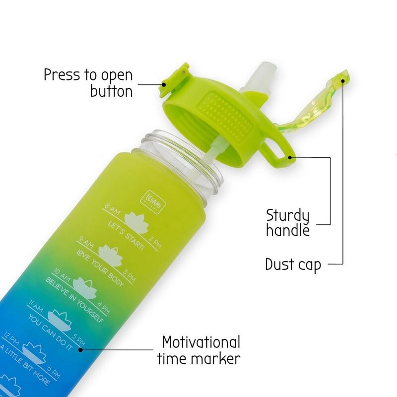 Goal Water Bottle - Push Button - 1000 ml