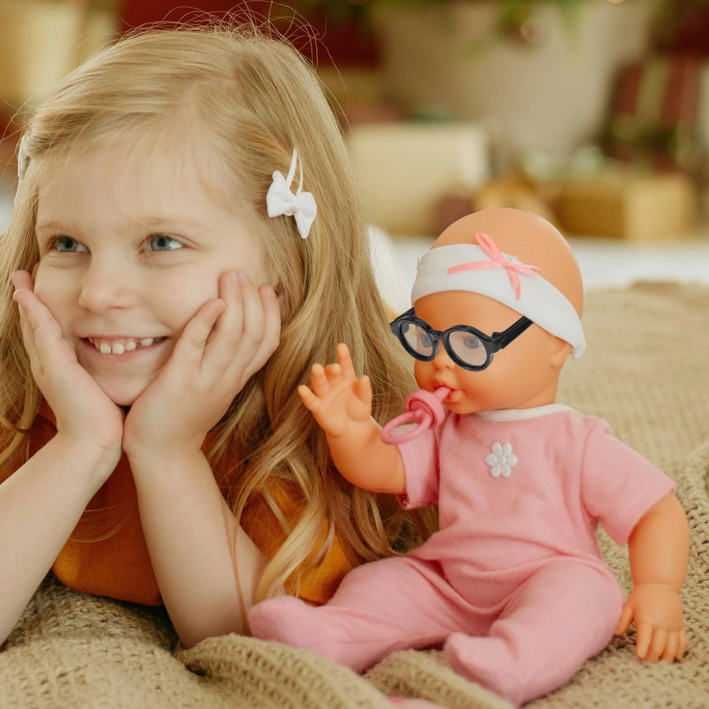 Doll Glasses - 1.85"L 1 2 pairs little_kid 4.70X4.50X1.70CM