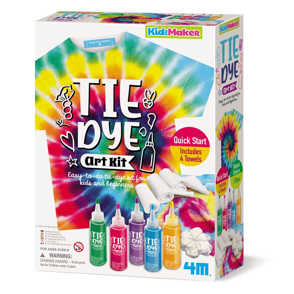 4M KidzMaker Tie Dye Art Kit - 8+ years