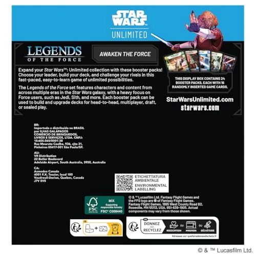 Star Wars Legends of the Force Booster Display - English 24pcs