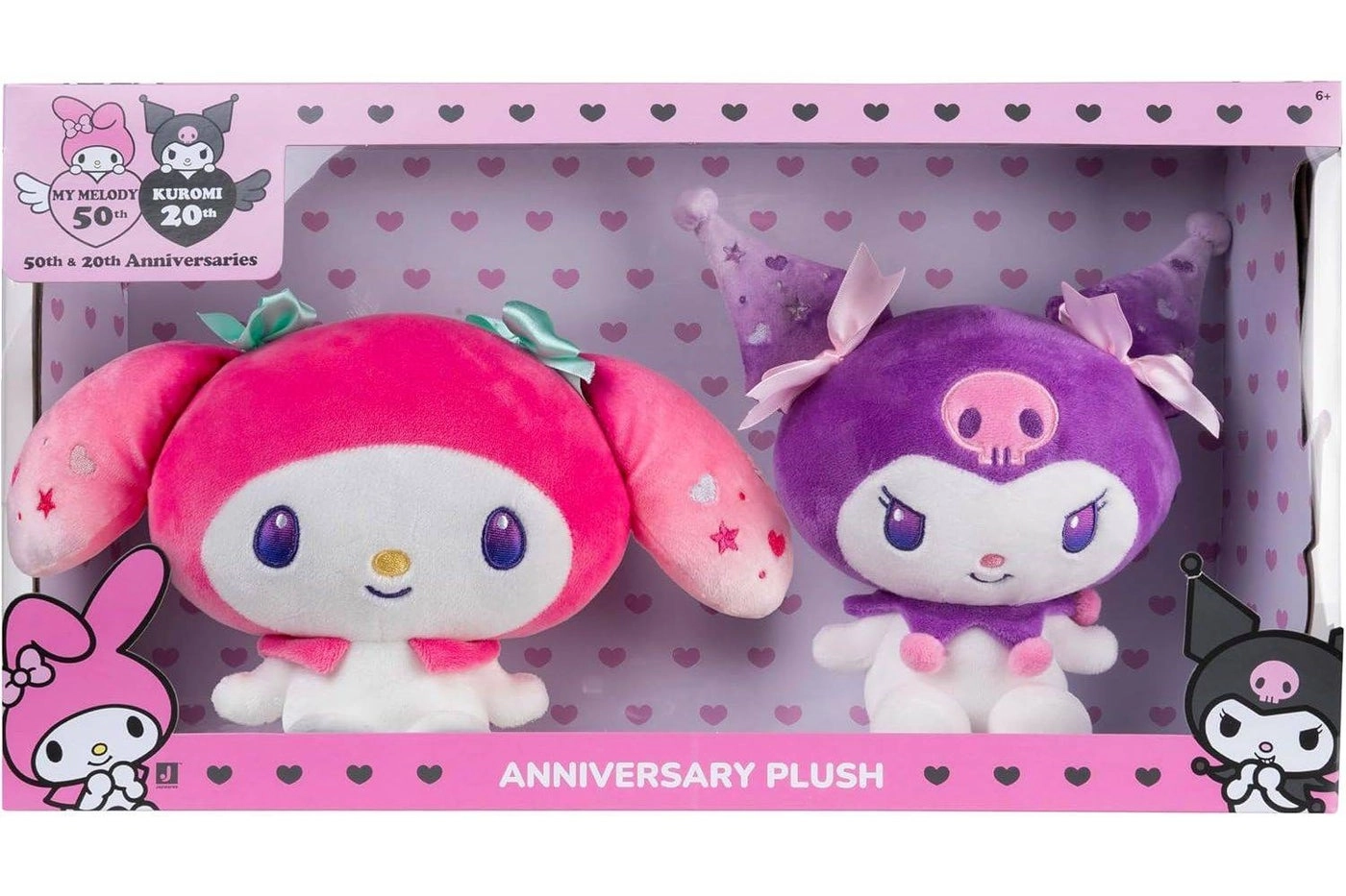 Sanrio My Melody 20.32 cm Plush + Kuromi 20.32 cm Plush