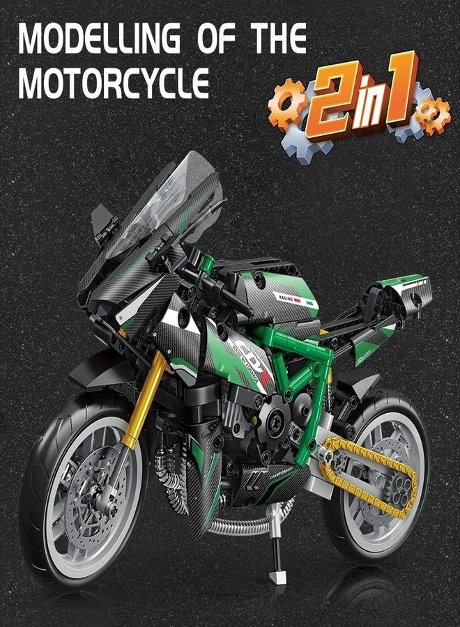 Deformation Robot - 515-Piece Transforming Motorcycle