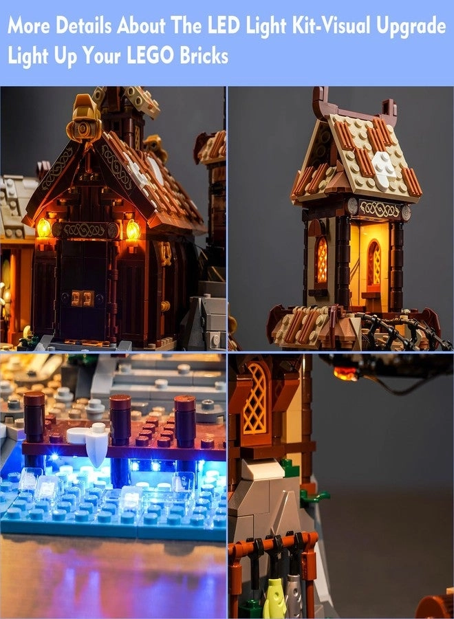 LED Light Kit - for LEGO Viking Village 21343 Remote Control